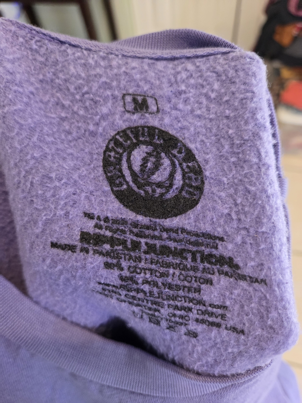 Ripple Junction Lavender Grateful Dead Graphic Sweatshirt - Picture 5 of 5